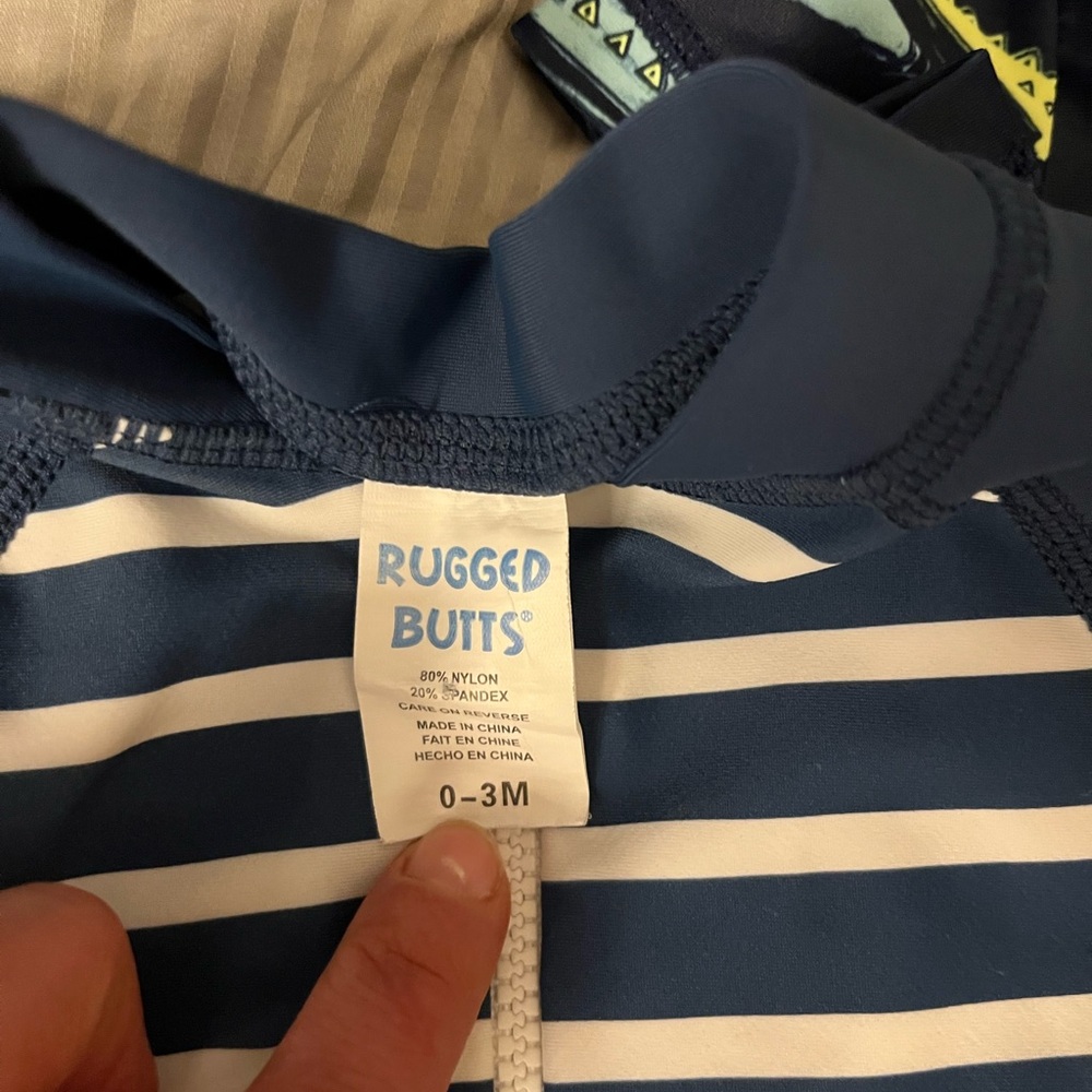 Bundle of boy leaning baby Swimsuit - Blue theme - Picture 2 of 8